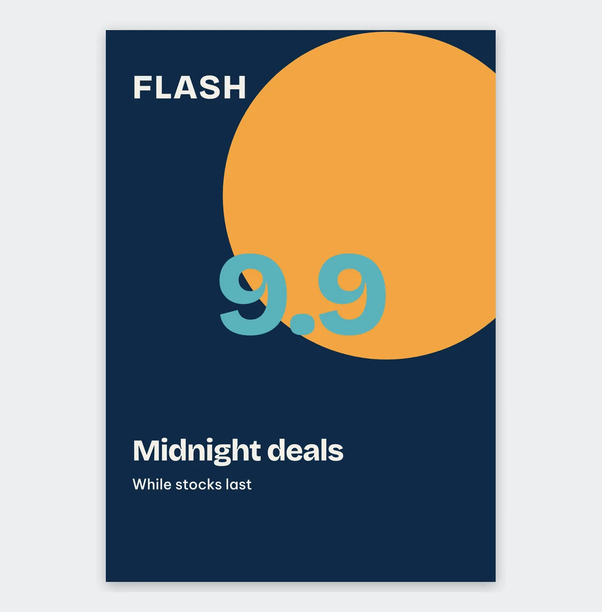 10 promo poster templates (A3) 2